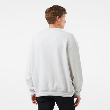  Tommy Jeans Archive Games Team Usa Crew Erkek Gri Sweatshirt