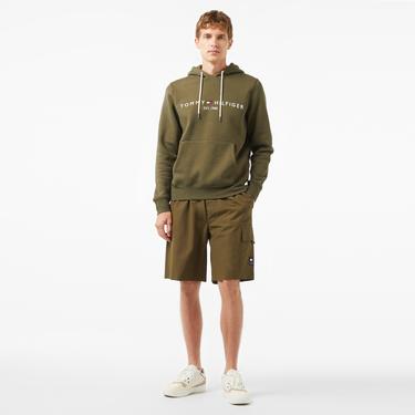  Tommy Jeans Aiden Technical Erkek Yeşil Şort