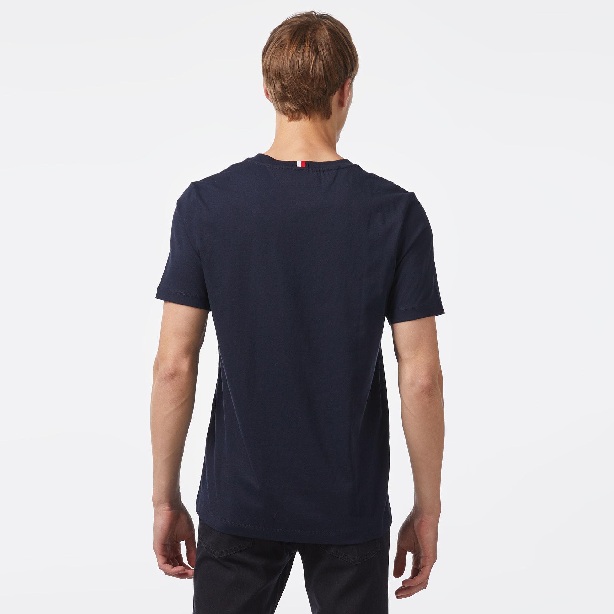 Tommy Hilfiger  Erkek Lacivert T-Shirt