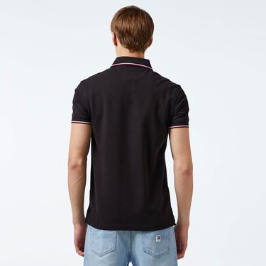  Tommy Hilfiger Kısa Kollu Erkek Siyah Polo