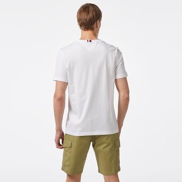 Tommy Hilfiger  Erkek Beyaz T-Shirt