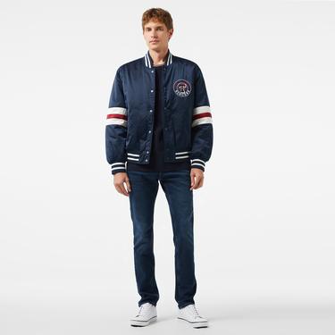  Tommy Hilfiger Jeans Varsity Explorer Erkek Lacivert Bomber Ceket