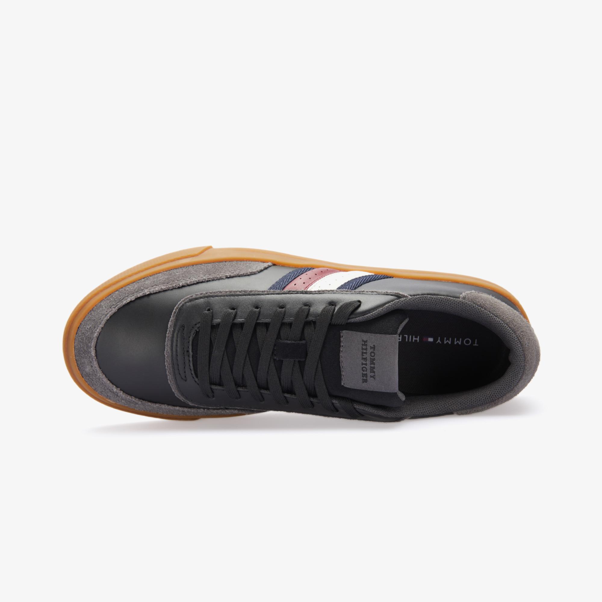 Tommy Hilfiger Cupset 1a2 Mıx Erkek Siyah Spor Ayakkabı