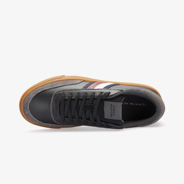  Tommy Hilfiger Cupset 1a2 Mıx Erkek Siyah Spor Ayakkabı