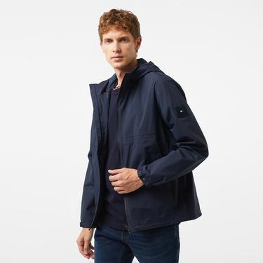  Tommy Hilfiger Portland Hooded Erkek Lacivert Yağmurluk