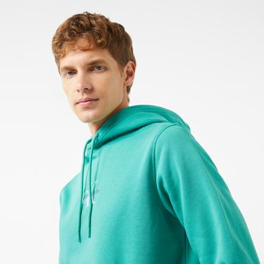  Calvin Klein Jeans Monologo Erkek Yeşil Hoodie