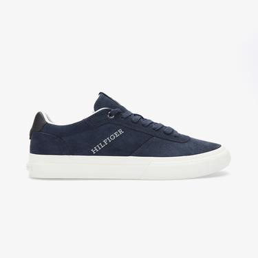  Tommy Hilfiger Hı Vulc Low Street Suede Erkek Mavi Spor Ayakkabı