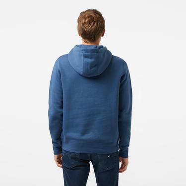  Tommy Hilfiger Tommy Logo Hoody Erkek Mavi Hoodie