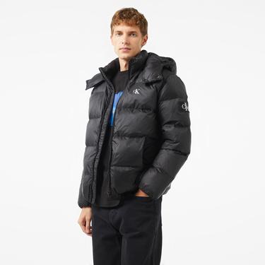  Calvin Klein Jeans Essentials Down Erkek Siyah Ceket