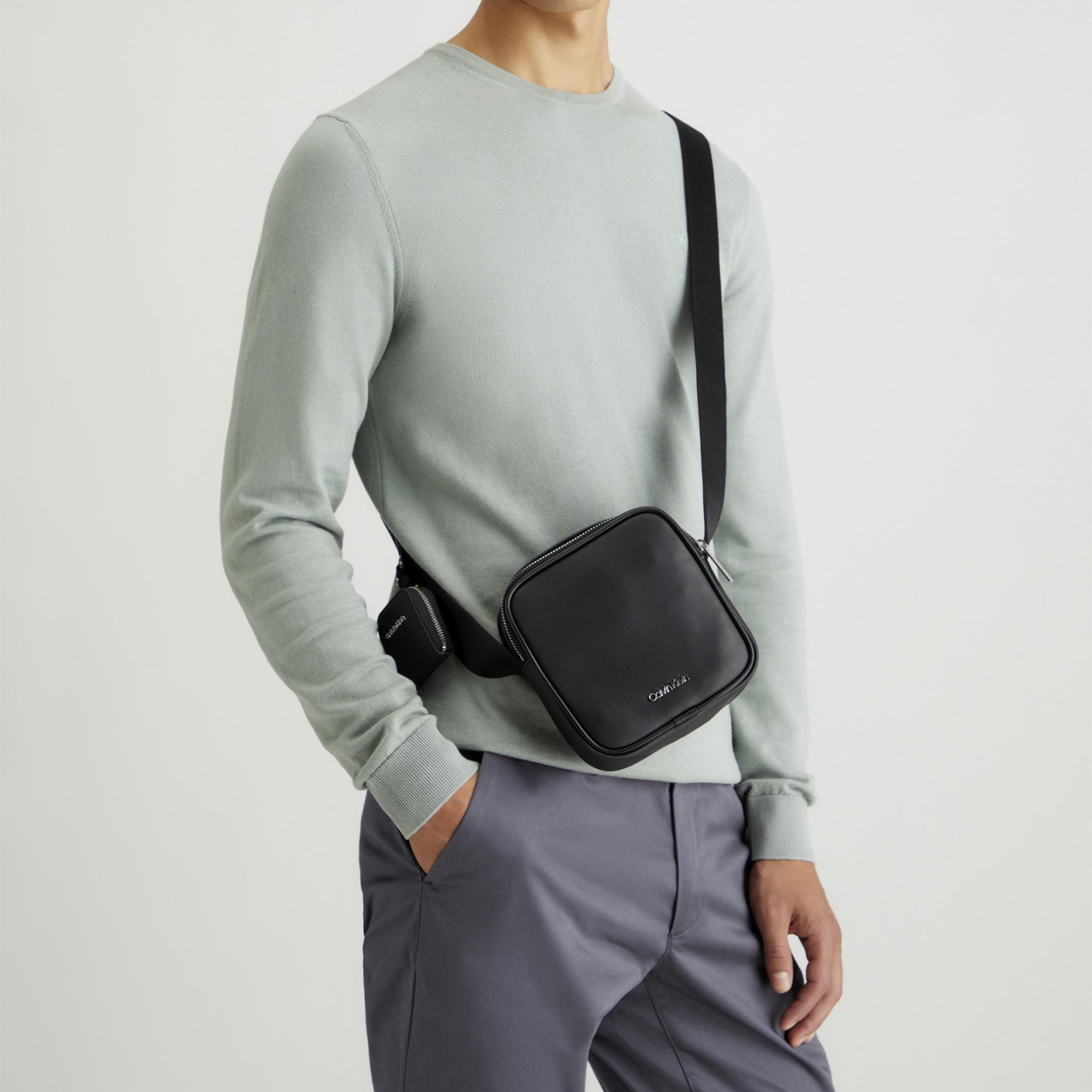 Calvin Klein Essential Erkek Siyah Çapraz Çanta
