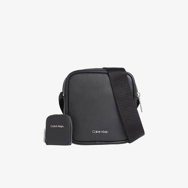  Calvin Klein Essential Erkek Siyah Çapraz Çanta