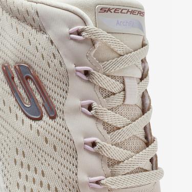  Skechers Arch Fit Kadın Krem Spor Ayakkabı