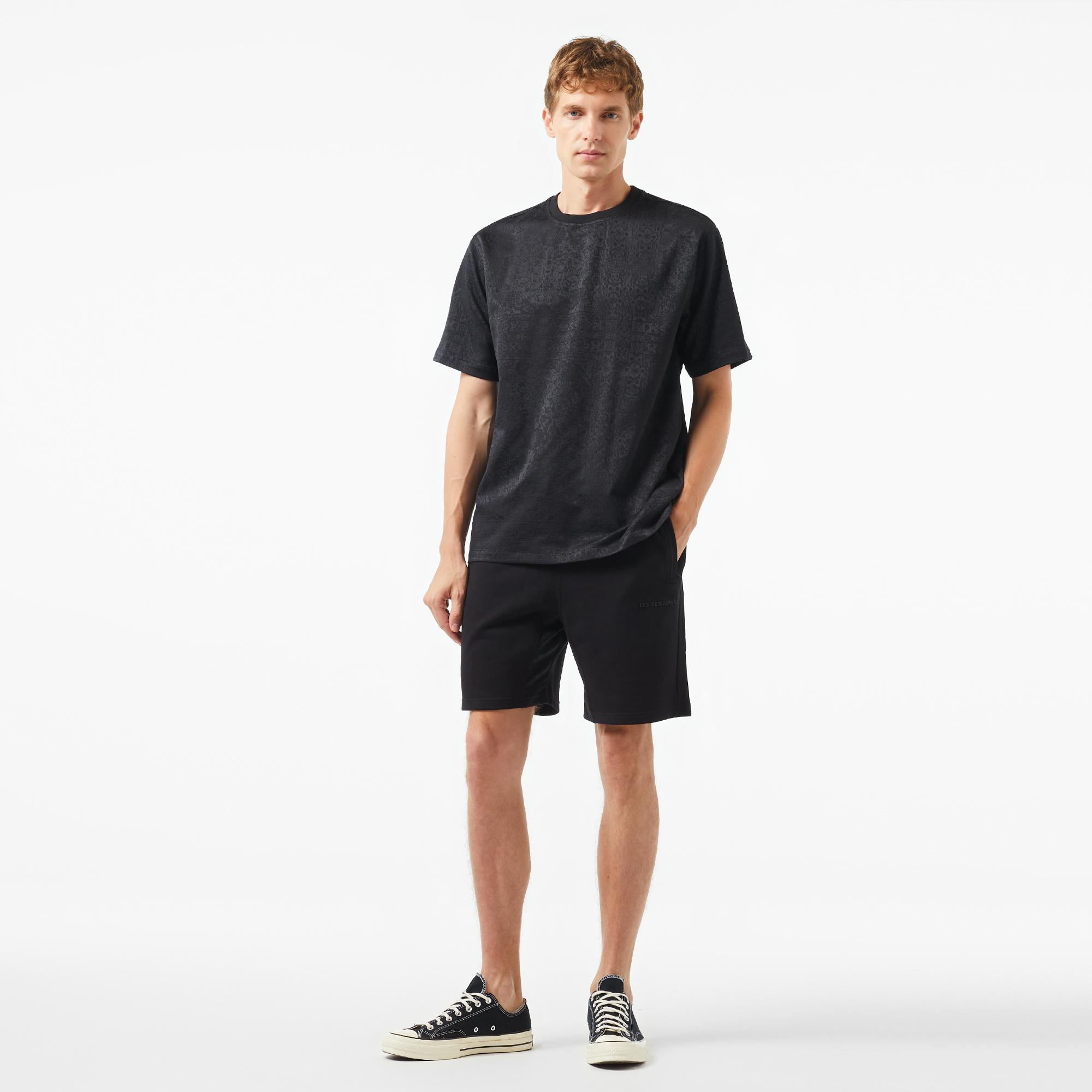 Les Benjamins 414 Erkek Siyah T-Shirt