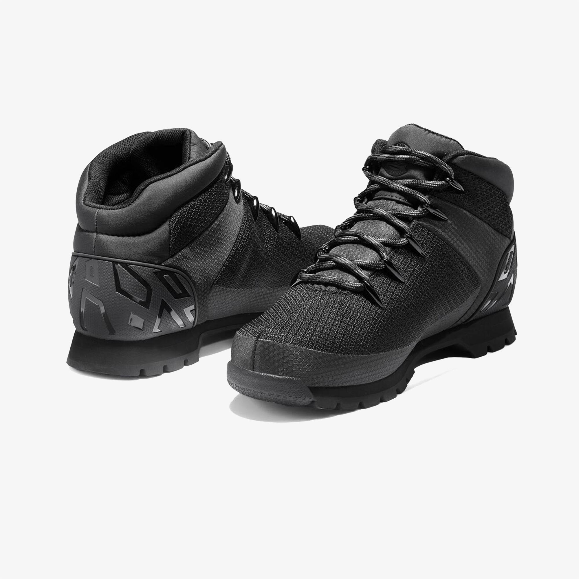 Timberland Euro Sprint Mid Lace Up Roof Erkek Siyah Bot