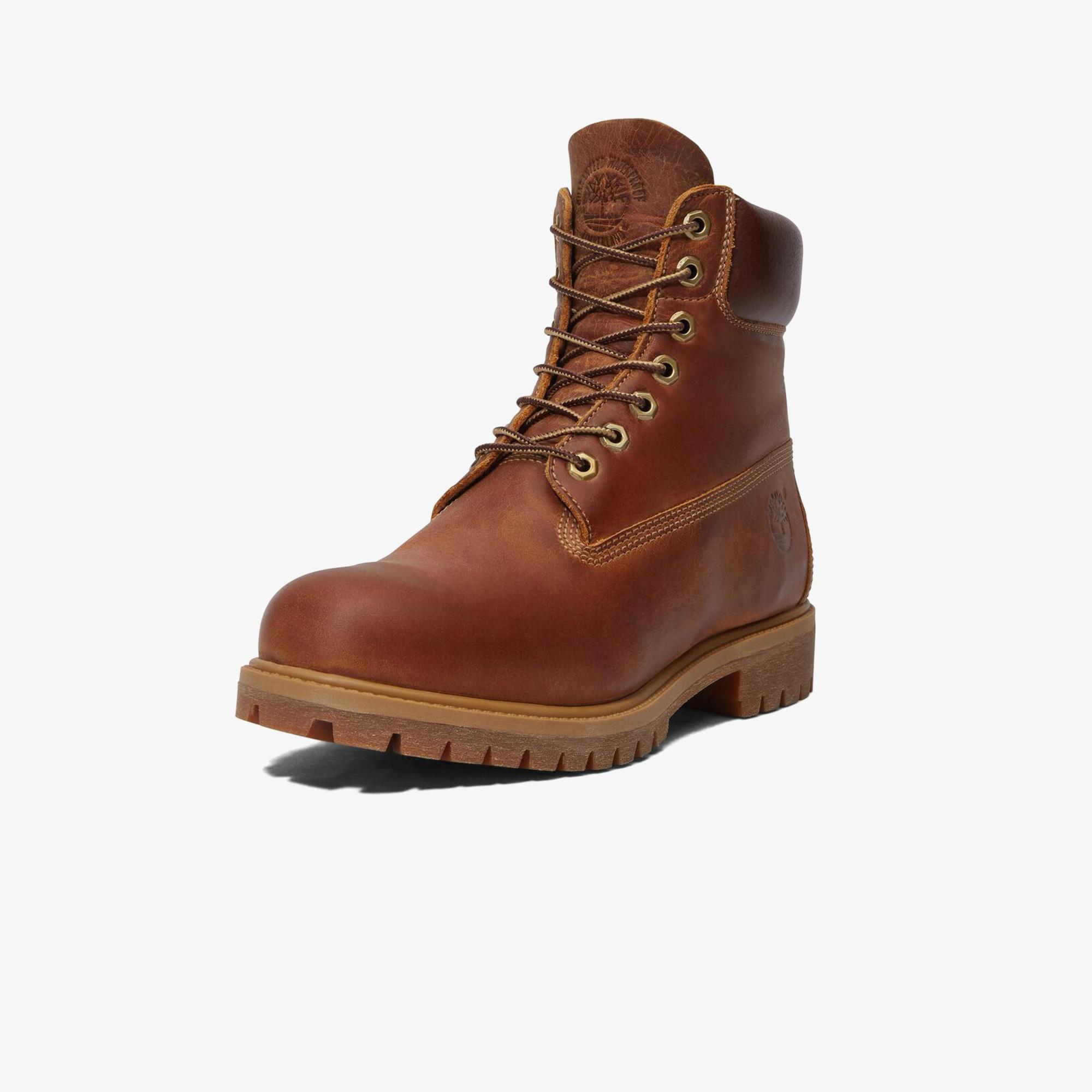Timberland Premium 6 Inch Lace Up Erkek Kahverengi Bot