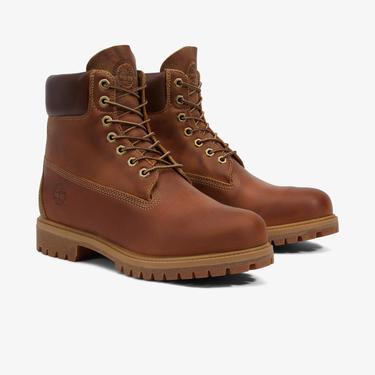  Timberland Premium 6 Inch Lace Up Erkek Kahverengi Bot