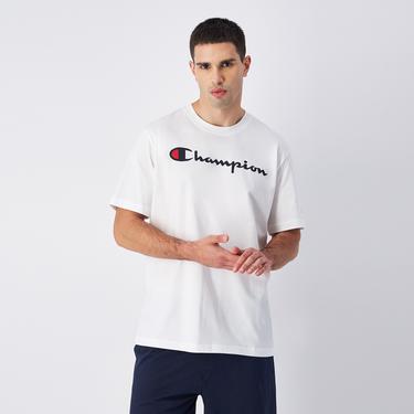  Champion Big Logo Cotton Jersey Erkek Renkli T-Shirt