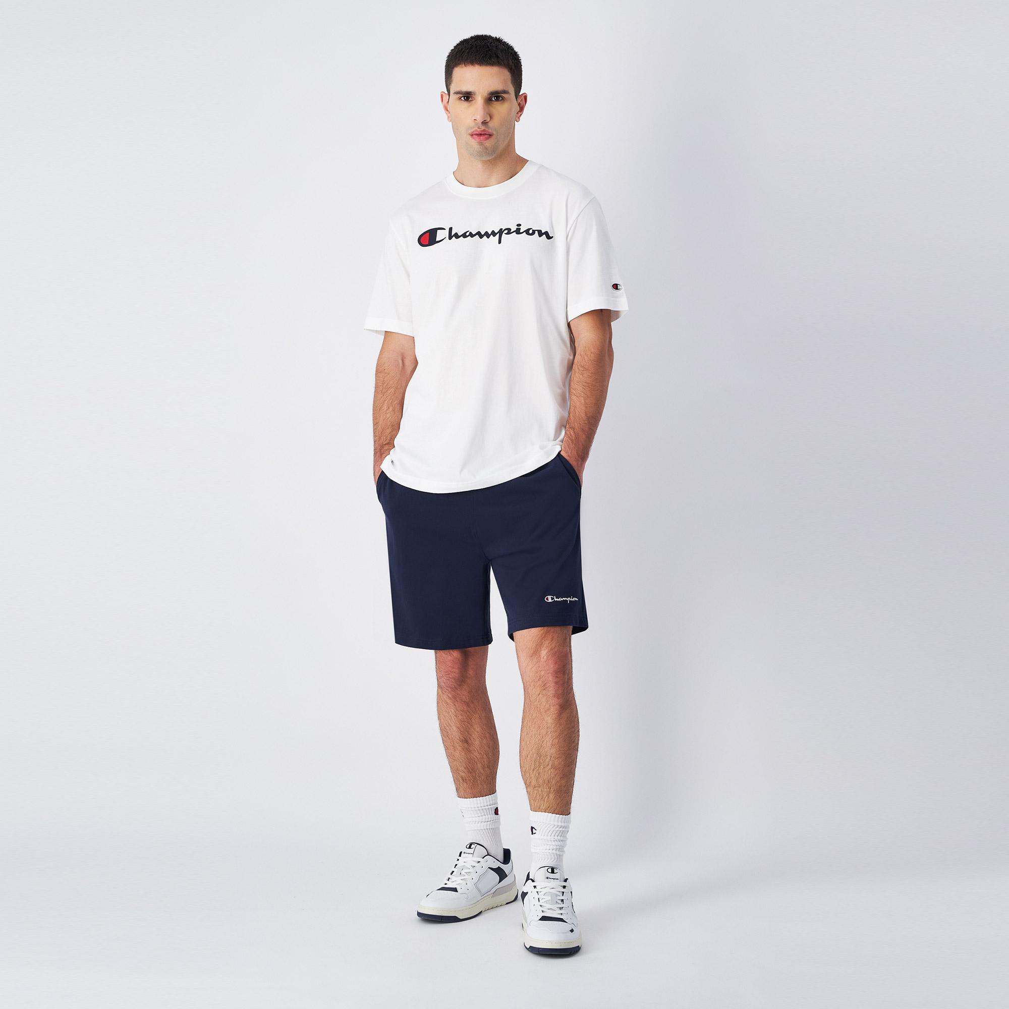 Champion Big Logo Cotton Jersey Erkek Renkli T-Shirt
