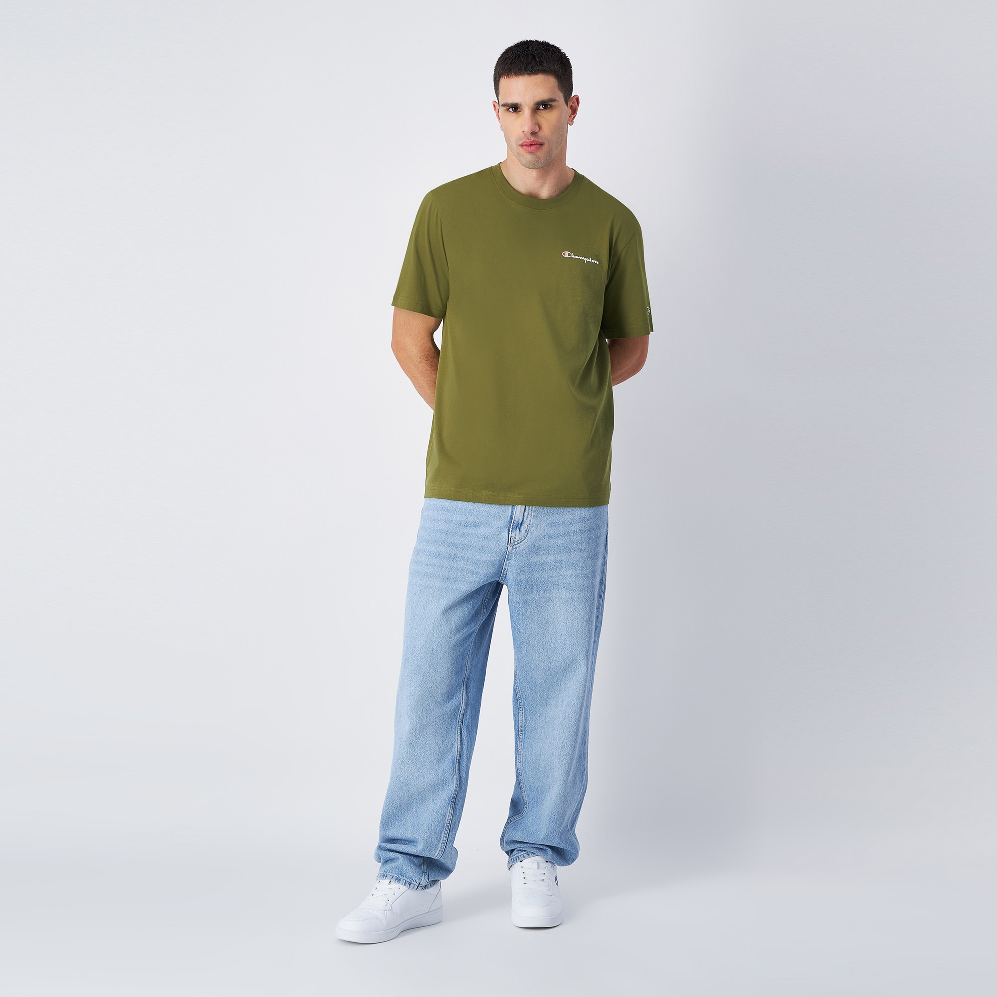 Champion Erkek Haki T-Shirt