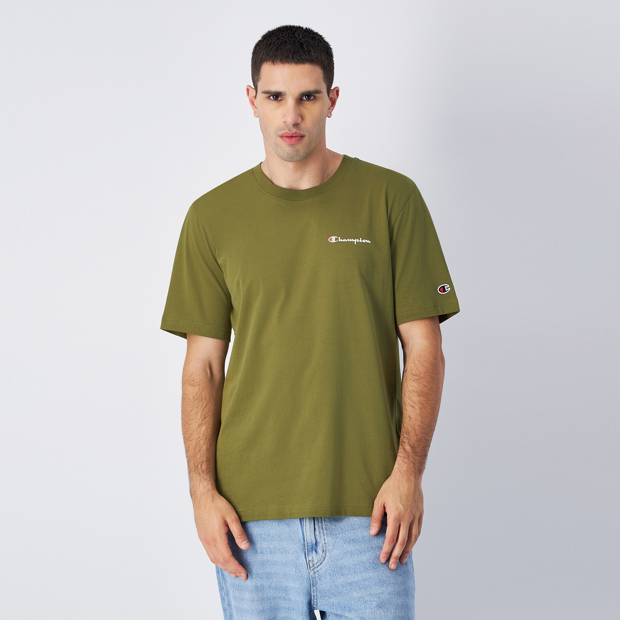 Champion Erkek Haki T-Shirt