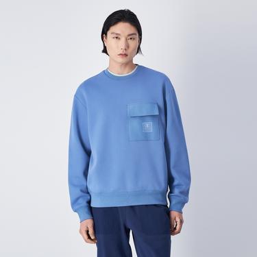  Champion Erkek Mavi Sweatshirt