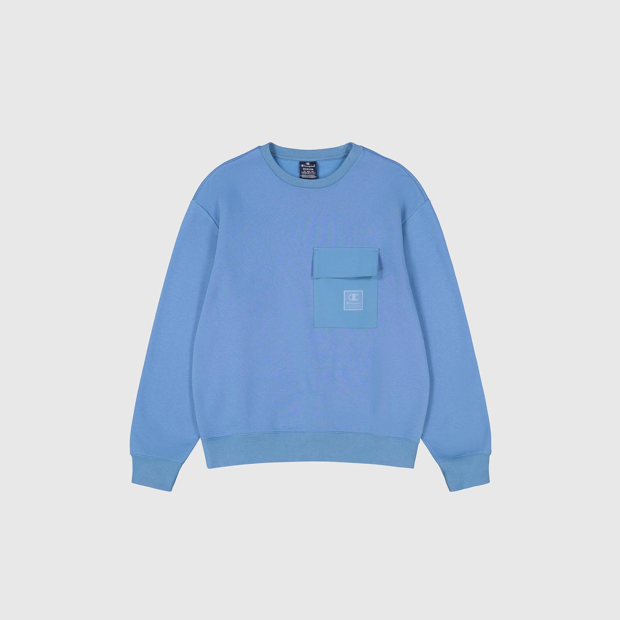 Champion Erkek Mavi Sweatshirt
