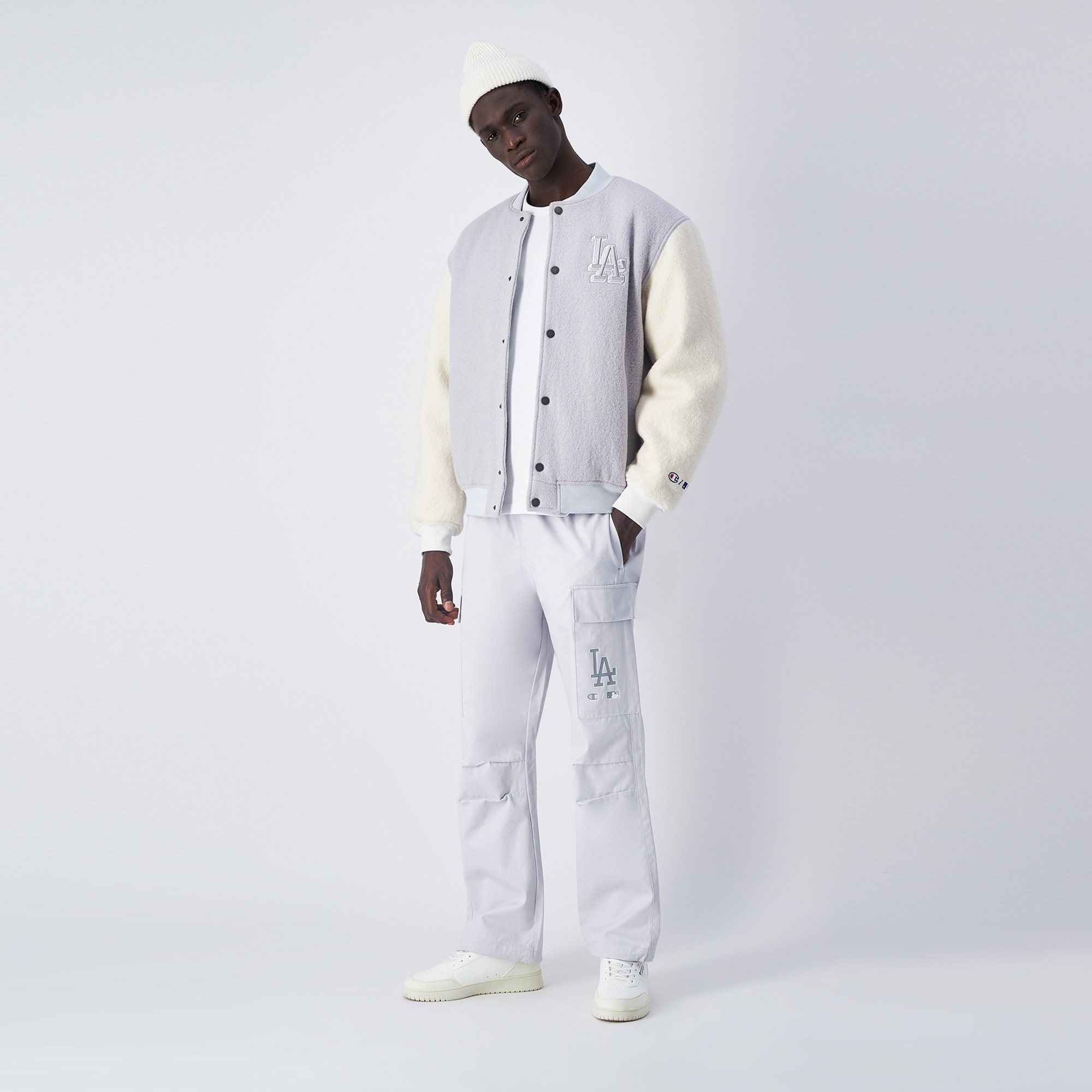 Champion Bomber Erkek Gri Ceket