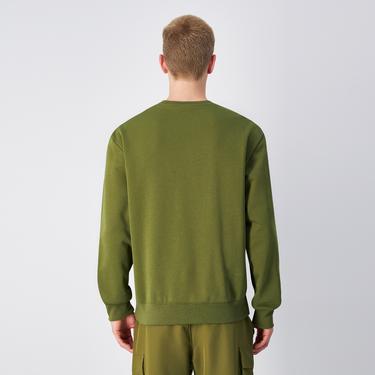  Champion Erkek Haki Sweatshirt