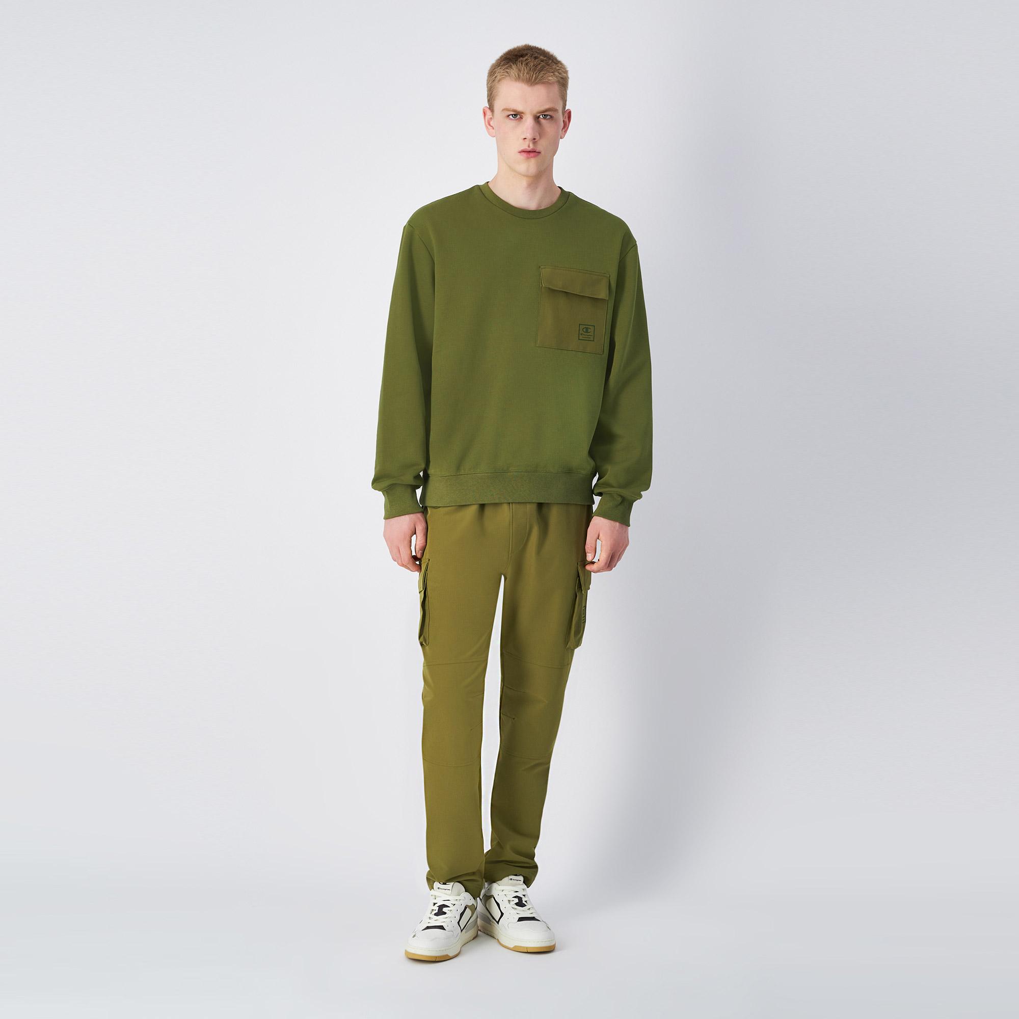 Champion Erkek Haki Sweatshirt