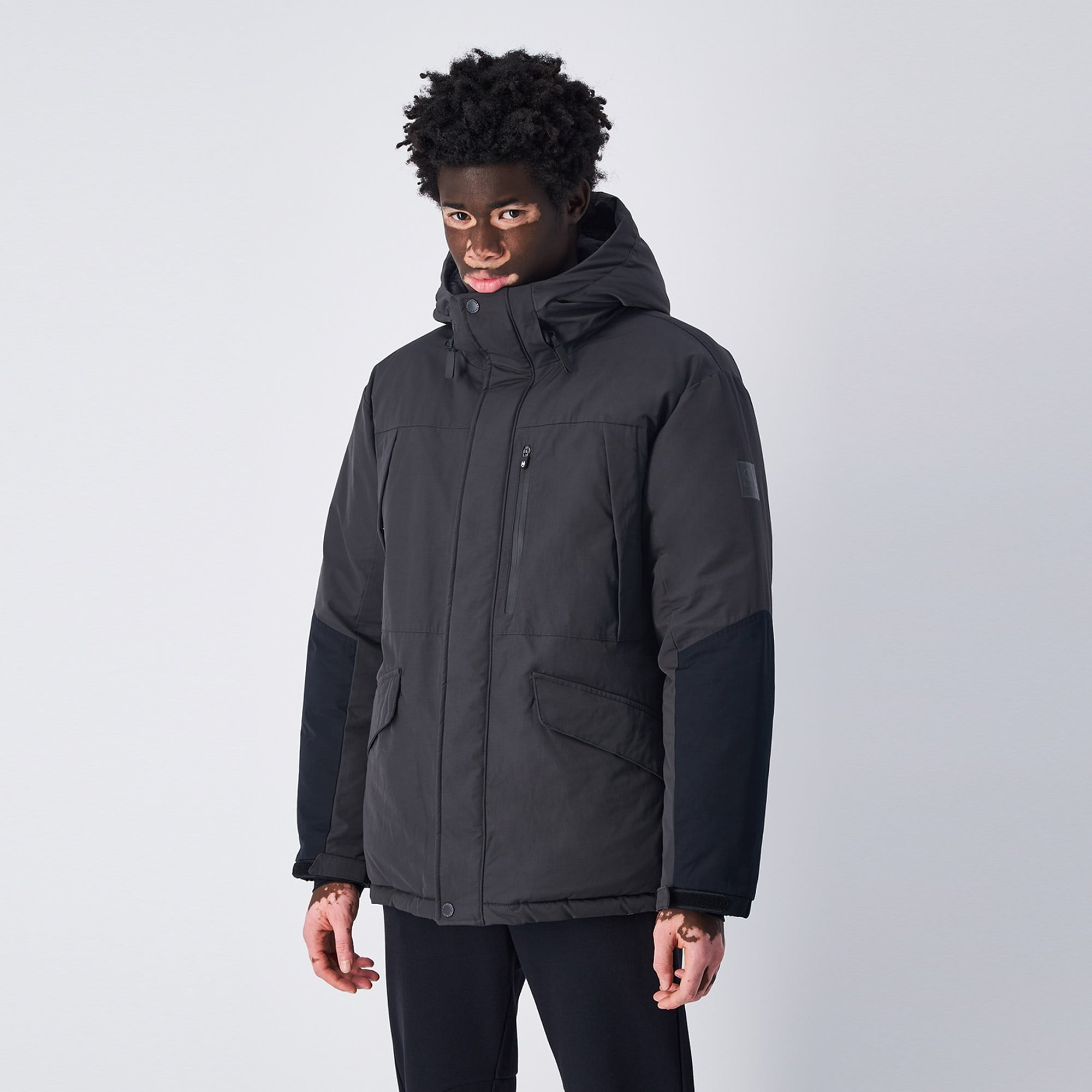 Champion Erkek Siyah Mont