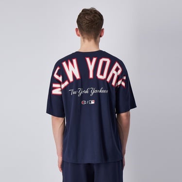  Champion Erkek Lacivert T-Shirt