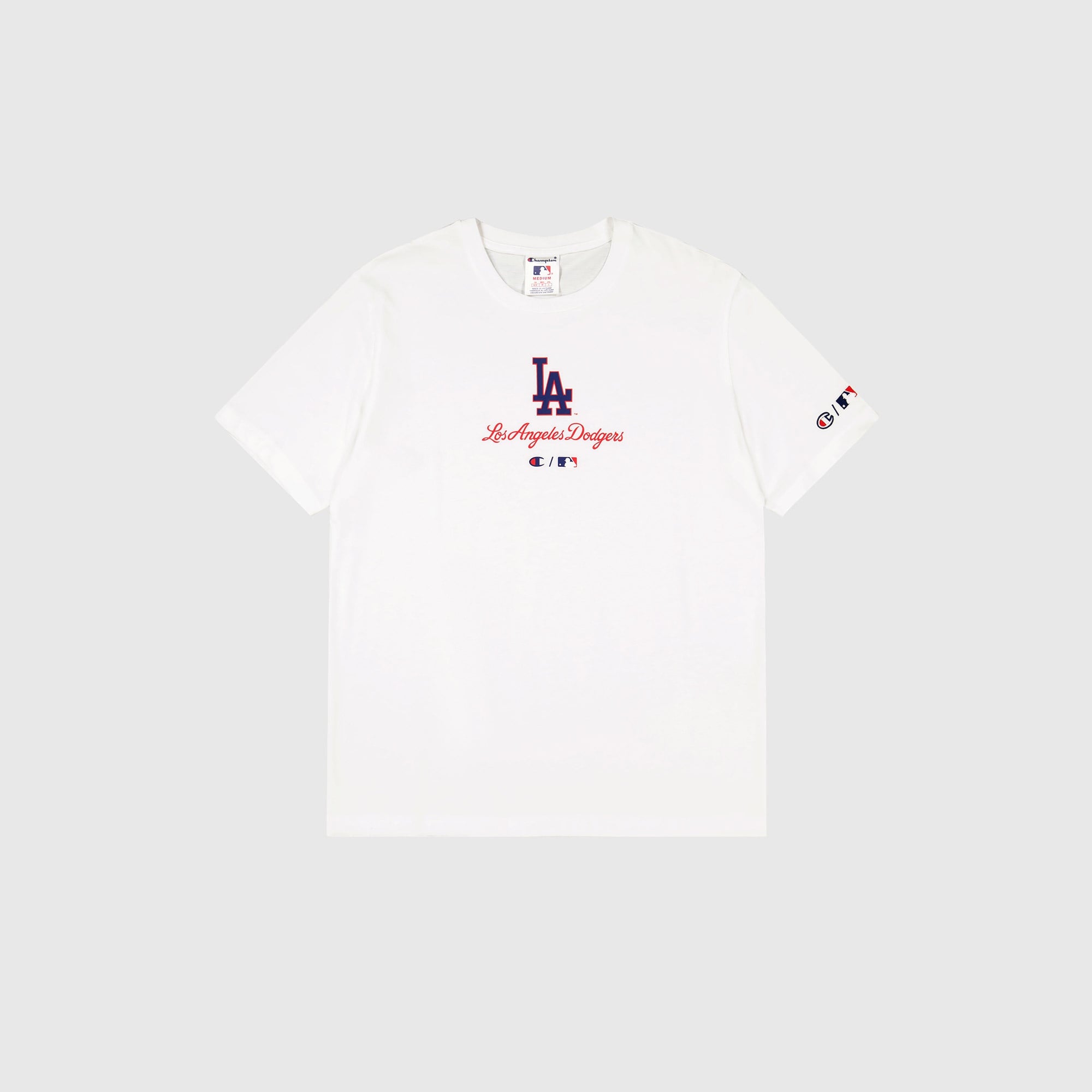Champion Crewneck Erkek Beyaz T-Shirt