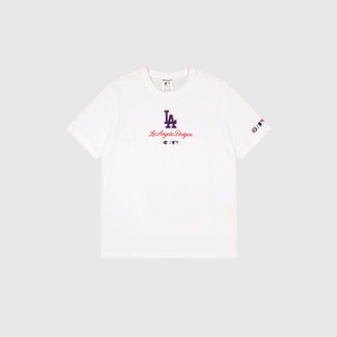  Champion Crewneck Erkek Beyaz T-Shirt