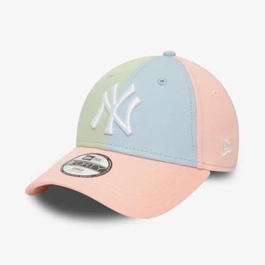  New Era 9FORTY New York Yankees MLB Block Çocuk Renkli Şapka