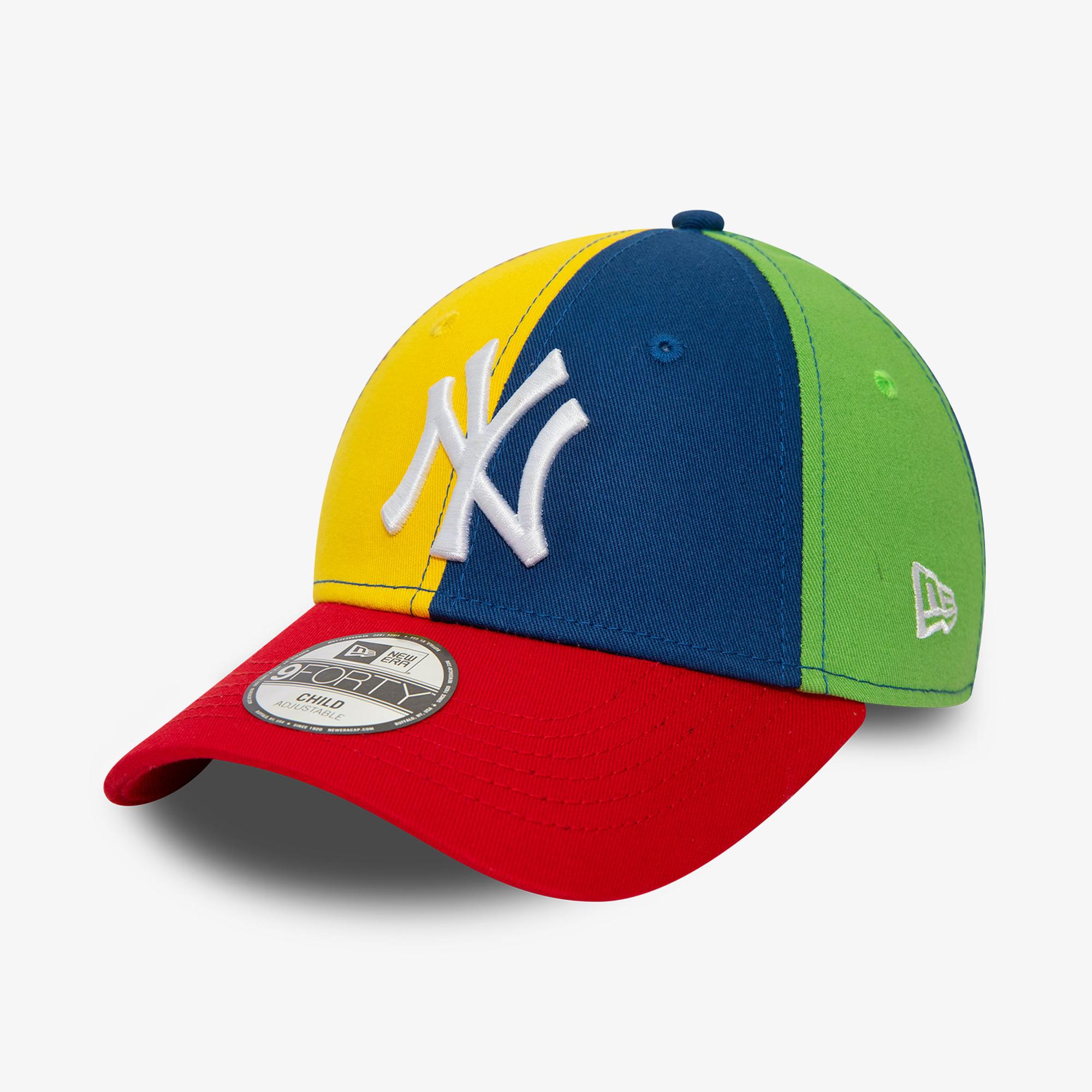 New Era New York Yankees MLB Block Çocuk Renkli Şapka