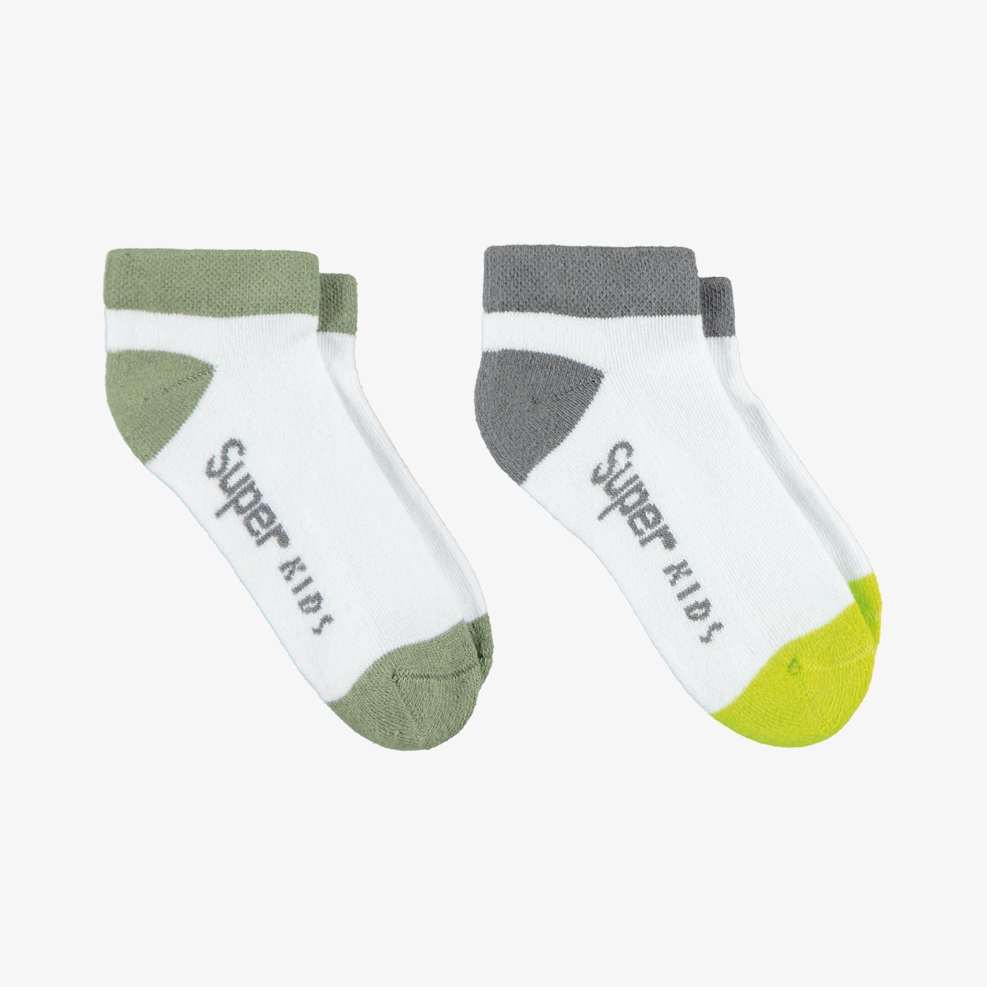 UNITED4 Classic Çocuk Beyaz 2'li Çorap