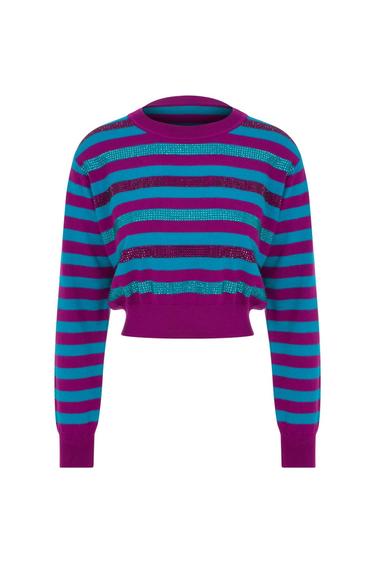  Ace Nayman Kadın Rayne Triko Taşlı Kazak