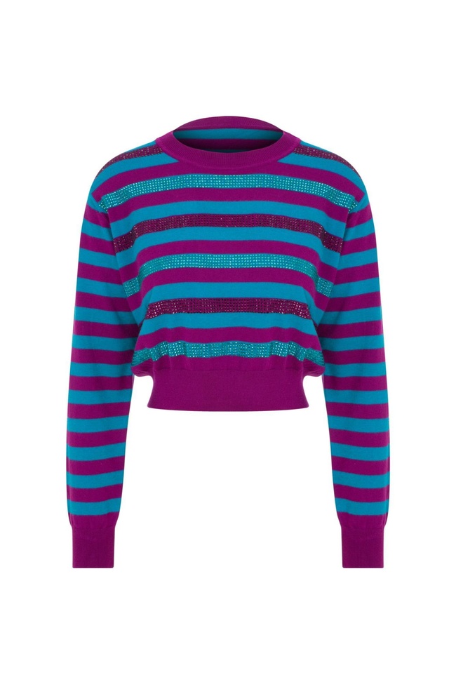  Ace Nayman Kadın Rayne Triko Taşlı Kazak