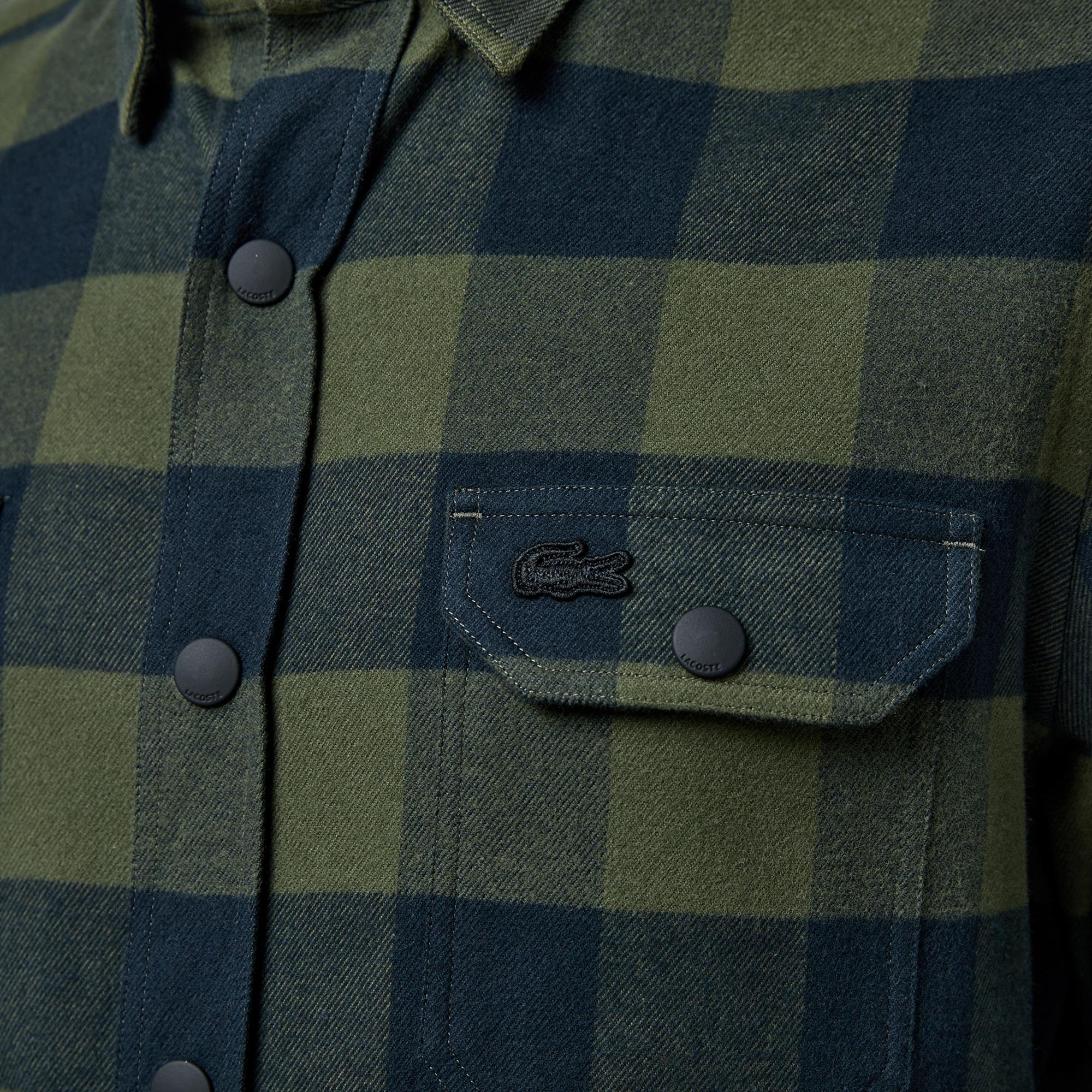 Lacoste Erkek Yeşil Gömlek