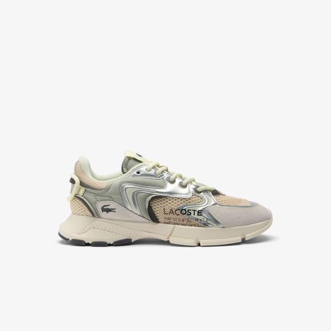  Lacoste L003 Neo Erkek Bej Sneaker