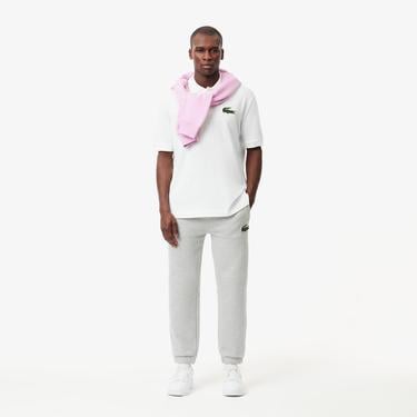  Lacoste Unisex Loose Fit Beyaz Polo