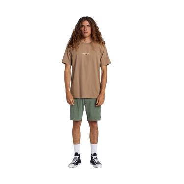  Billabong Tall Tale Tees Erkek Kahverengi Tişört