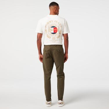  Tommy Hilfiger Harlem Gabardine Gmd Erkek Haki Chino Pantolon