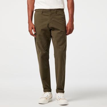  Tommy Hilfiger Harlem Gabardine Gmd Erkek Haki Chino Pantolon