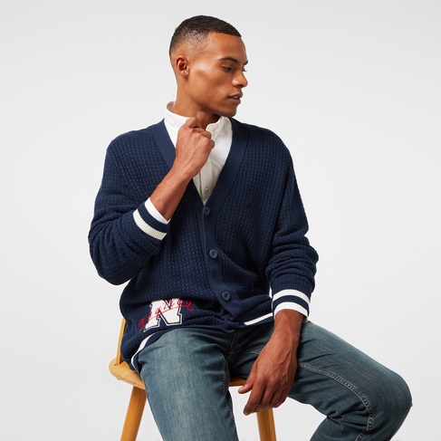  Nautica Erkek Lacivert Regular Fit Triko Hırka