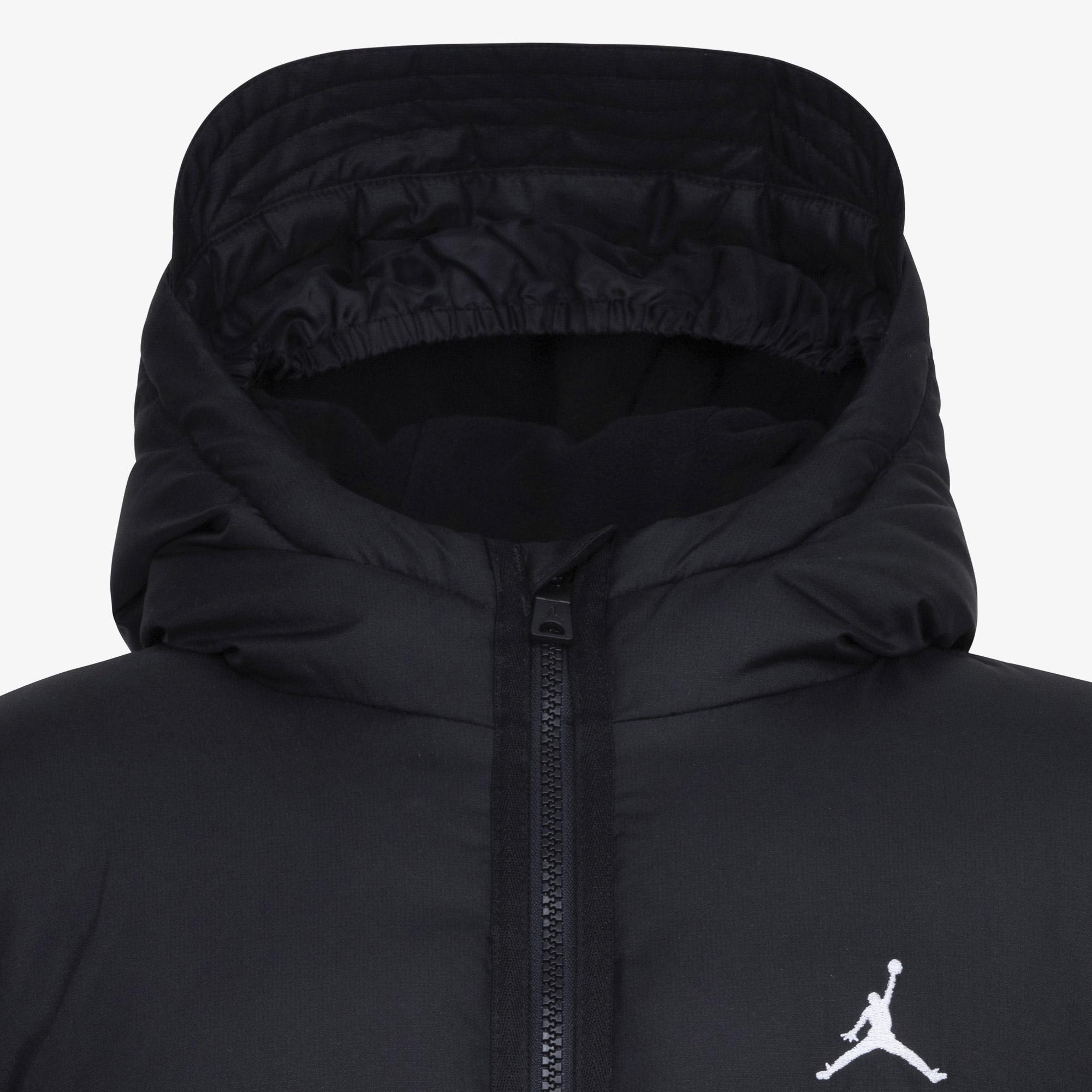 Jordan Jdb Faux Down Çocuk Antrasit/Siyah Kapüşonlu Mont