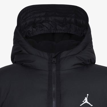  Jordan Jdb Faux Down Çocuk Antrasit/Siyah Kapüşonlu Mont