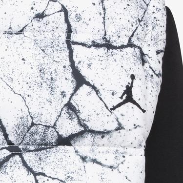  Jordan 2 Fer Çocuk Gri/Siyah Kapüşonlu Mont