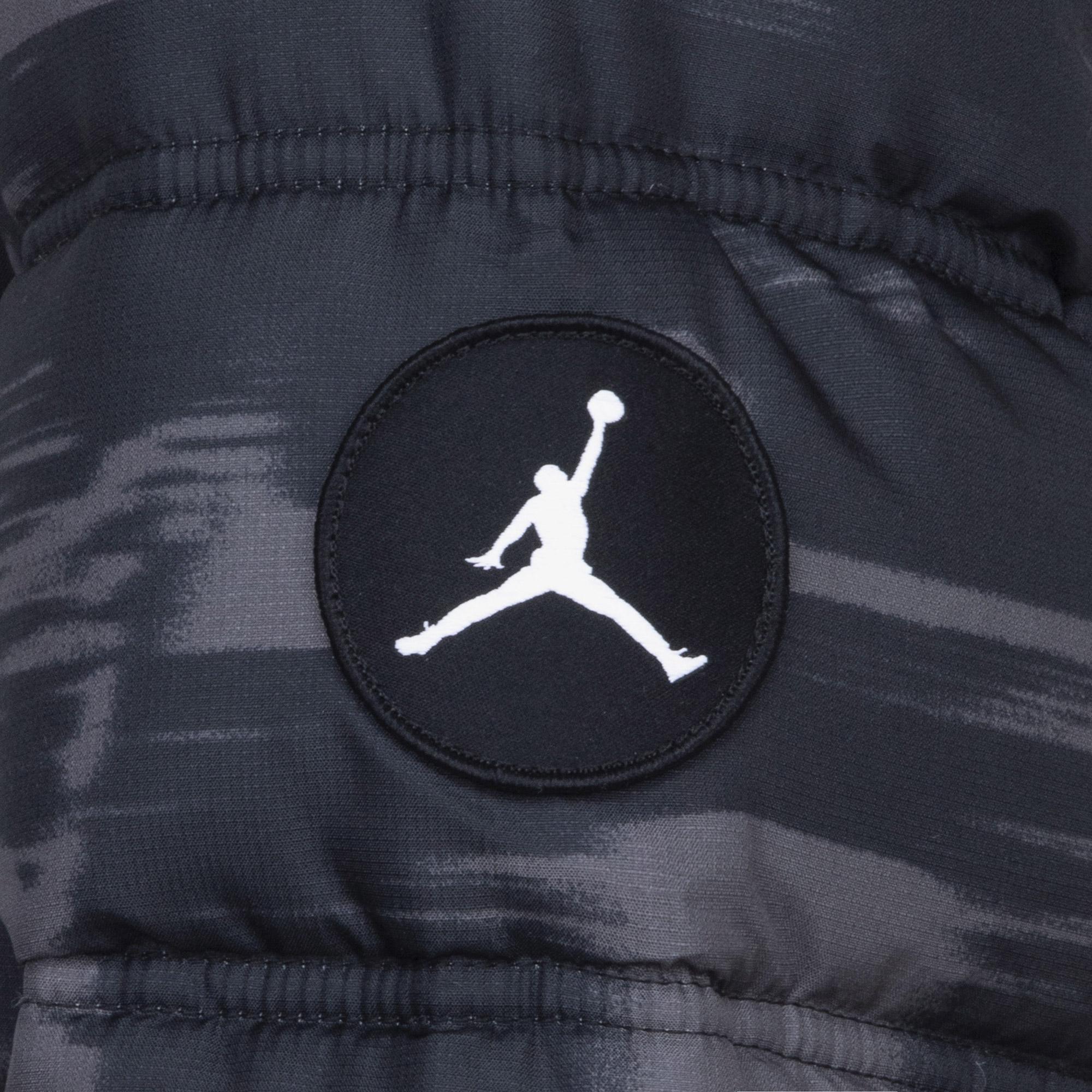 Jordan Jdb Faux Down Çocuk Antrasit/Siyah Kapüşonlu Mont