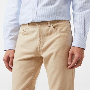  Erkek Slim Fit Chino Bej Pantolon